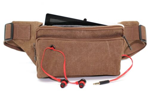 Canvas Waist Bag for Men and Women