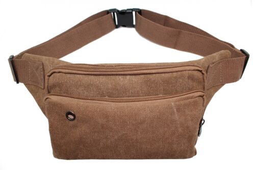 Canvas Waist Bag for Men and Women