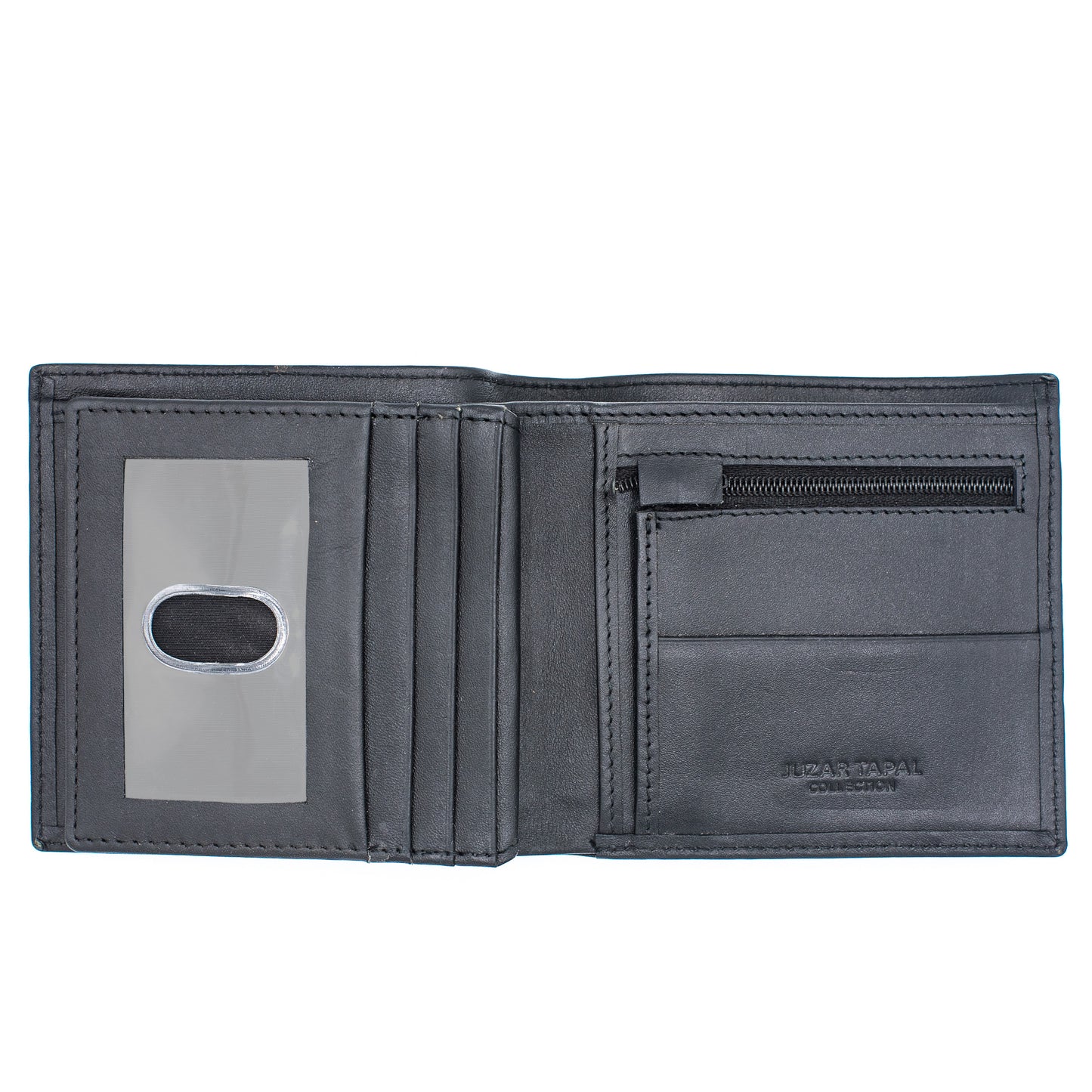 Men's Black Leather Bifold Wallet | Chic Fashion