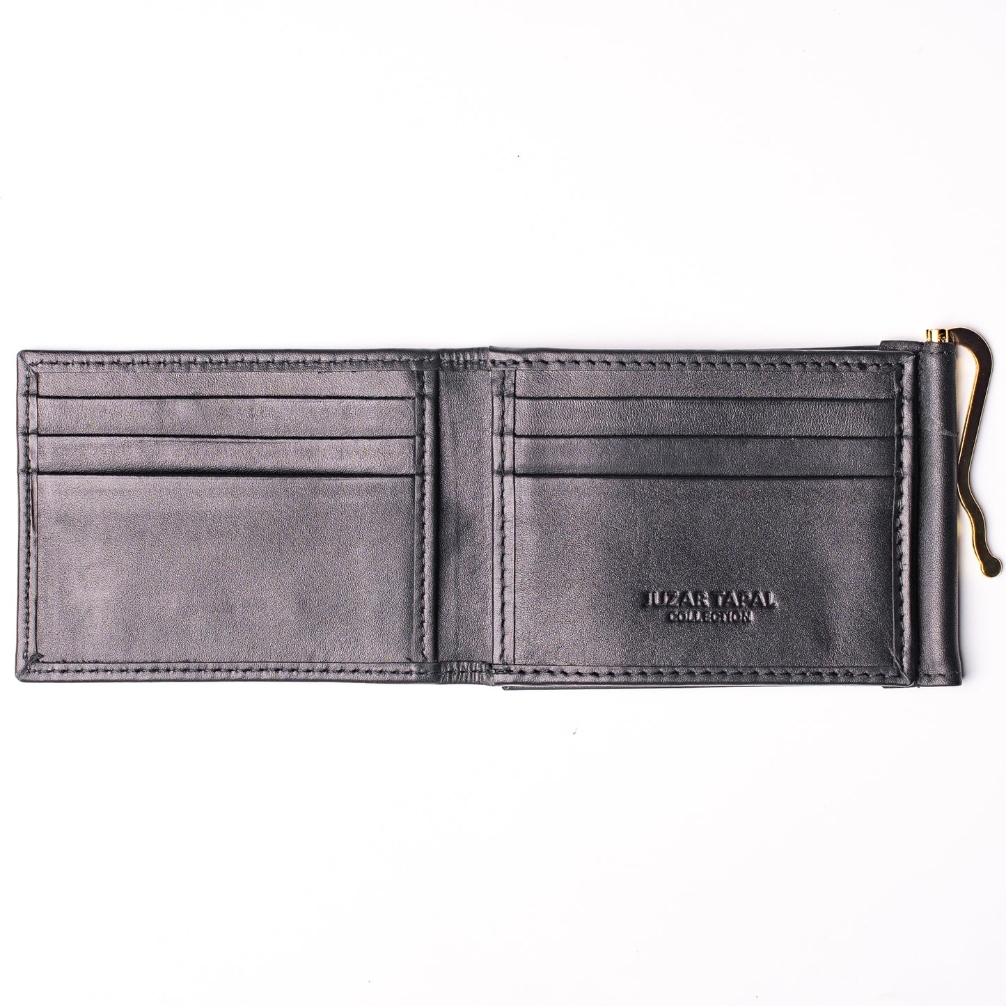 Z-Fold Money Clip Leather Wallet