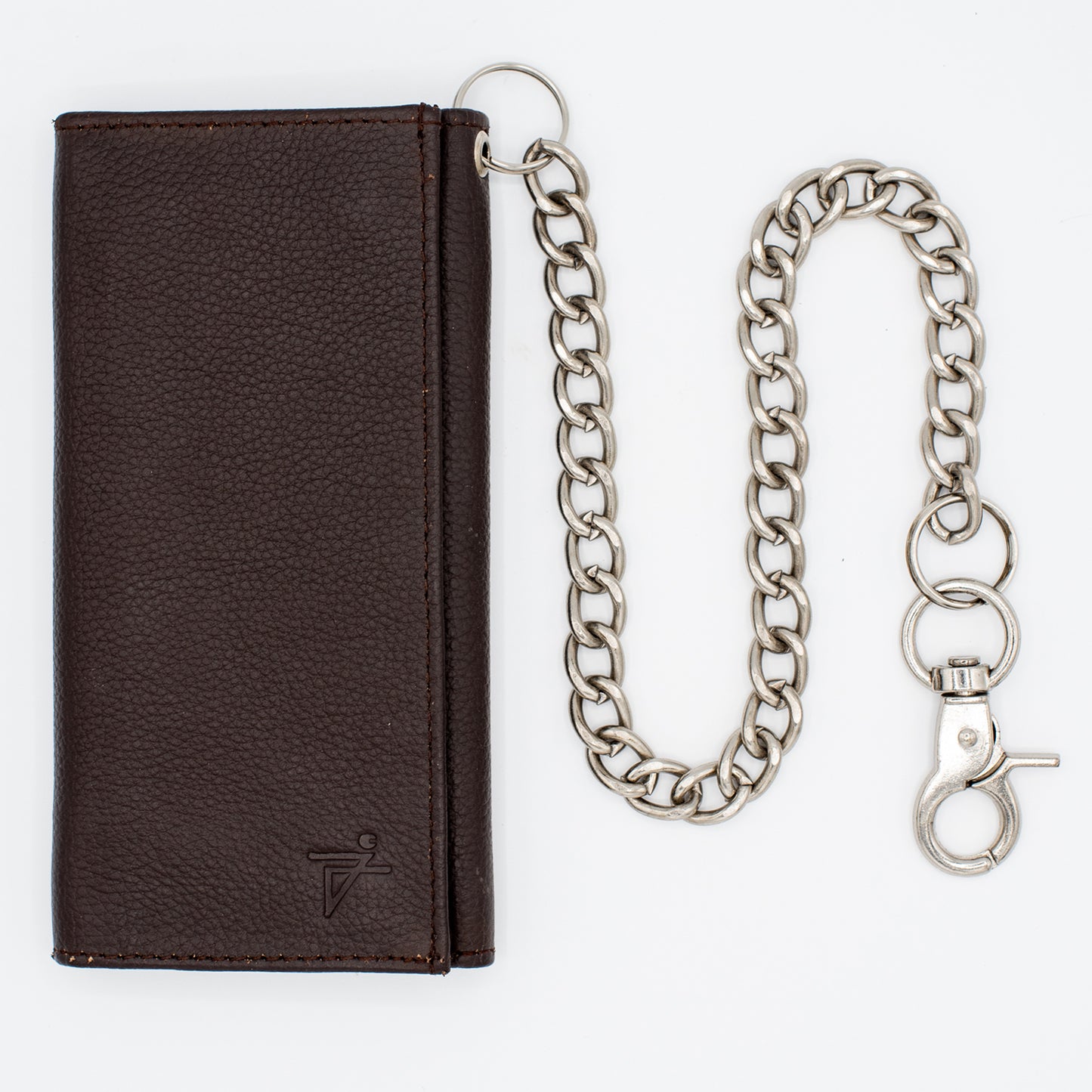 Men's Tall Trifold Chain Wallet with Snap RFID