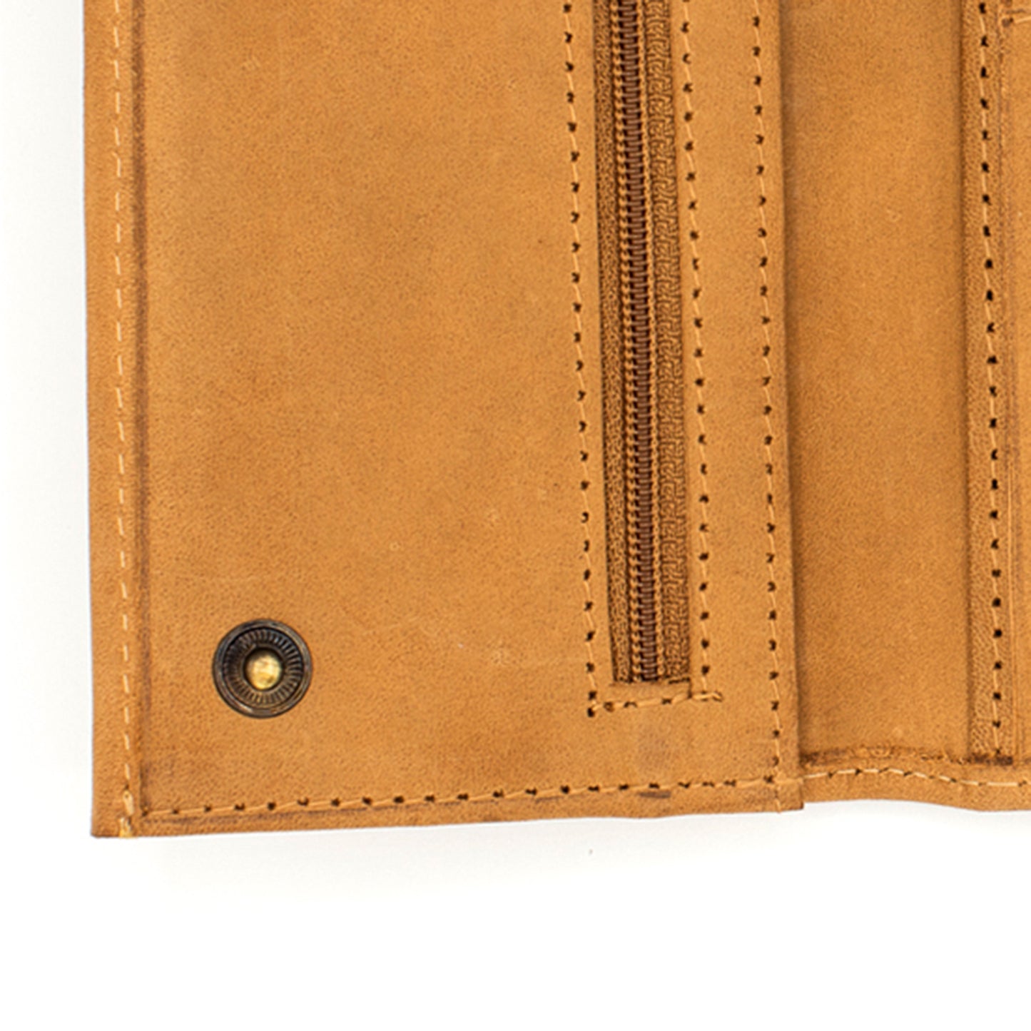 Men's Tall Trifold Chain Wallet with Snap RFID