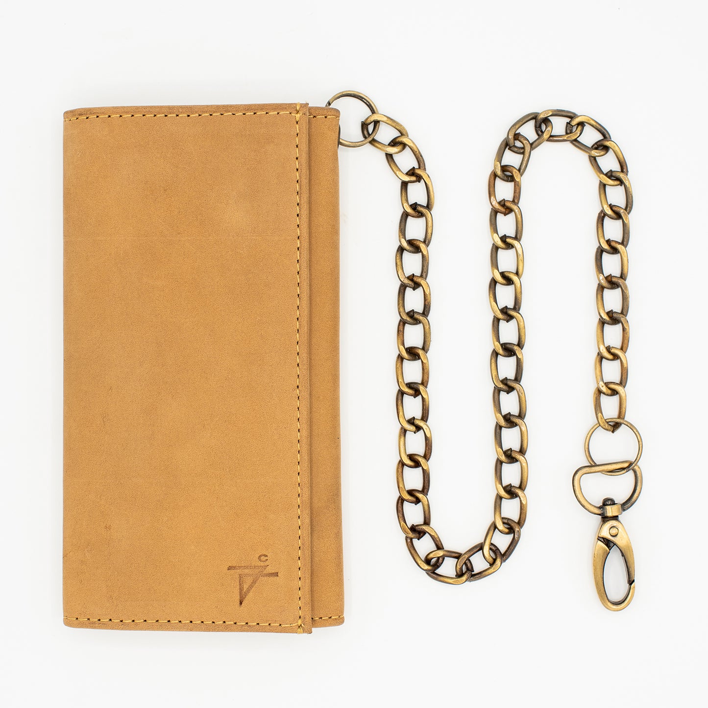 Men's Tall Trifold Chain Wallet with Snap RFID