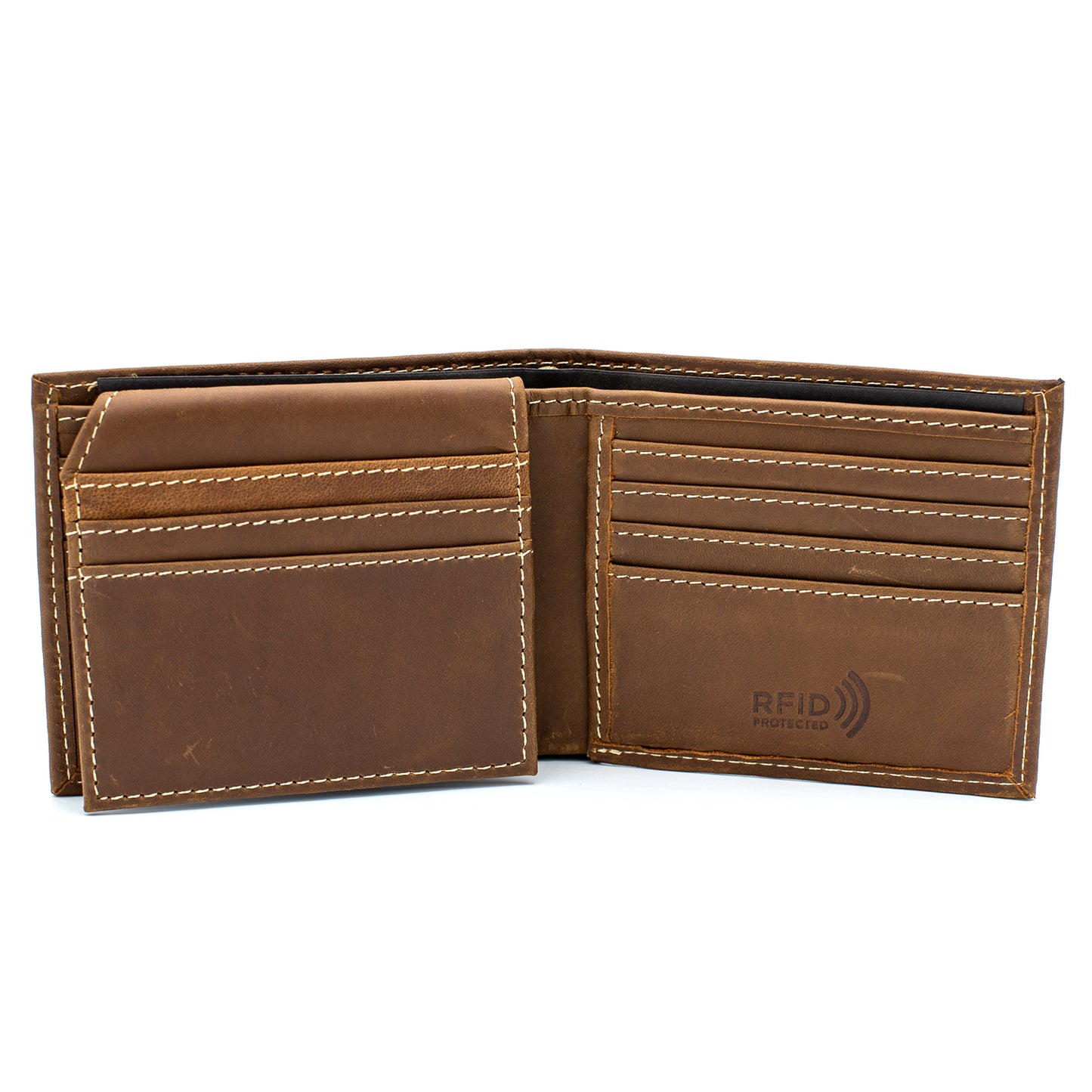 Slim Leather Bifold Wallet | Top-Grain Leather Made
