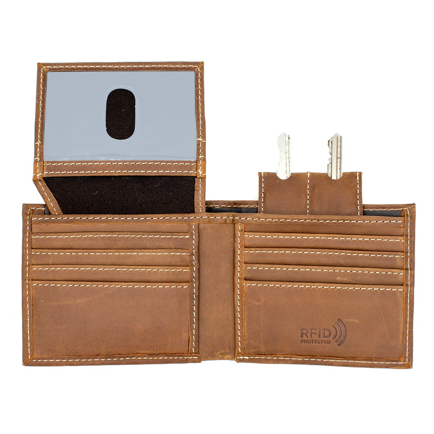 Slim Leather Bifold Wallet | Top-Grain Leather Made