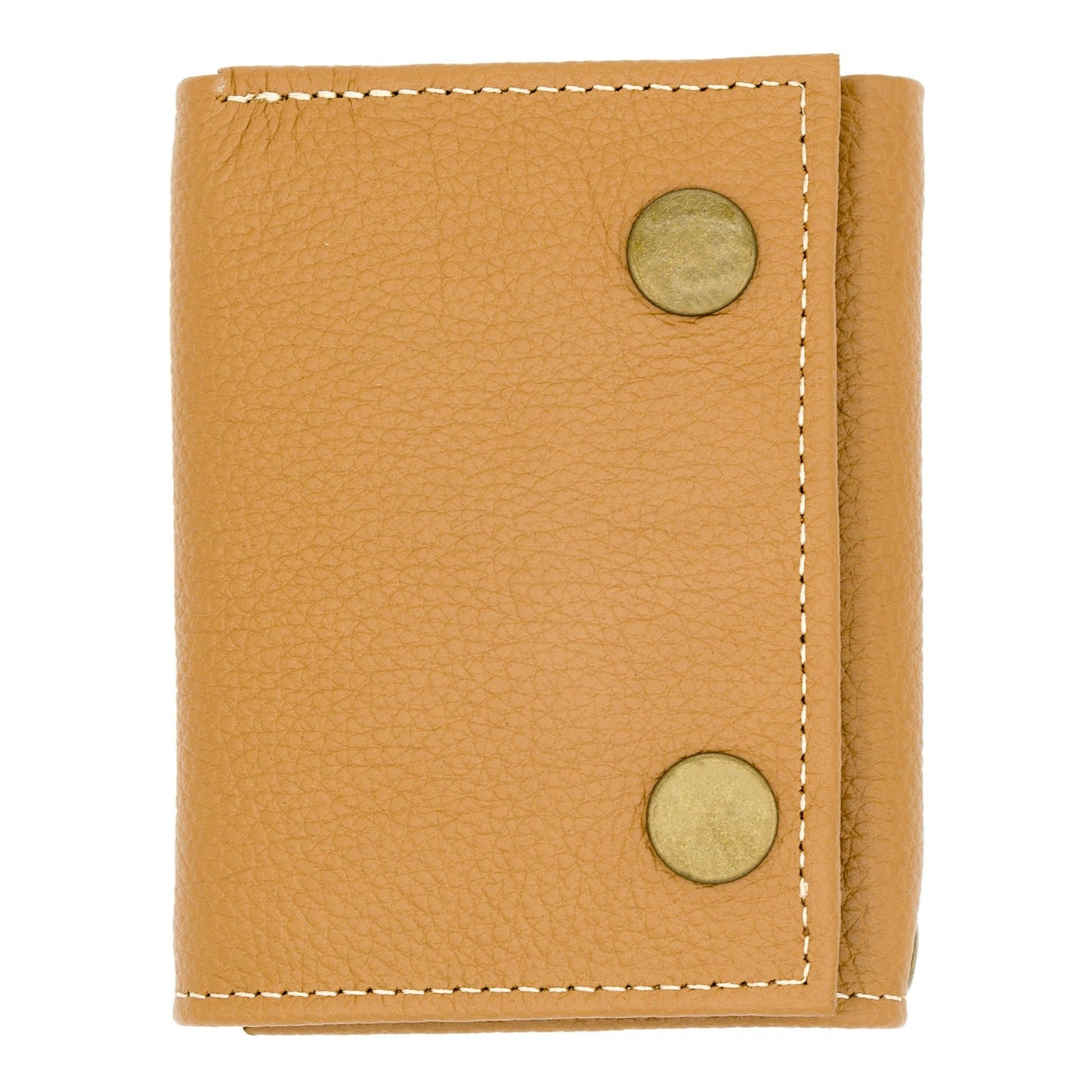Snap Button Trifold Wallet for Biker