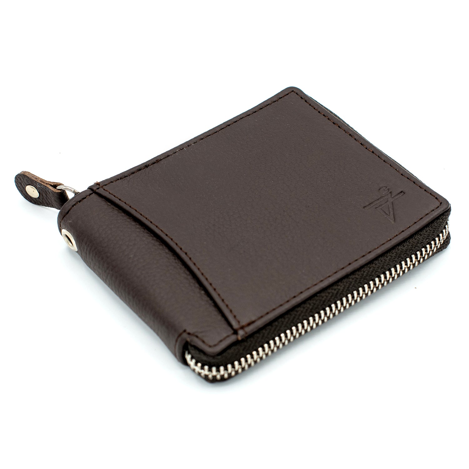 Zip Around Bi-fold Leather Wallet for Men – RFID Safe Genuine Leather