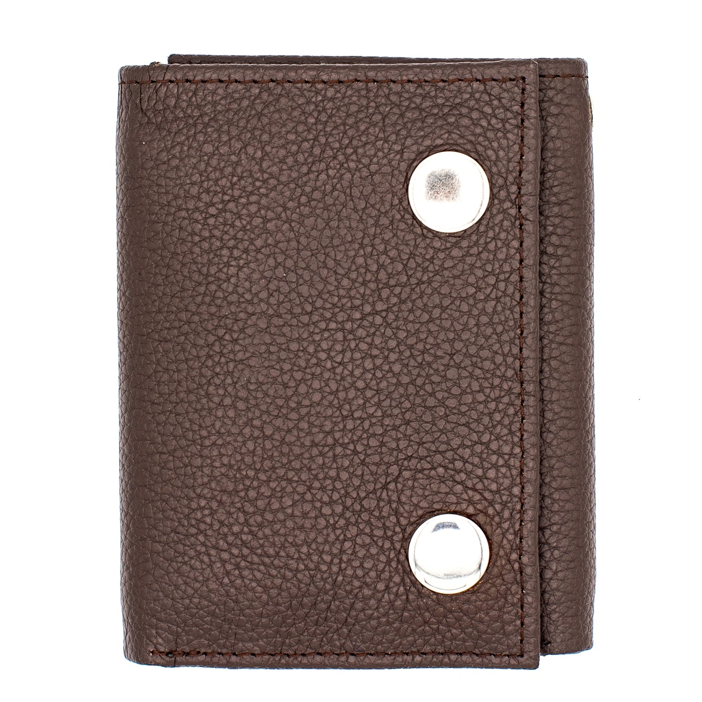 Trifold Wallet for Biker Trucker Snap Button T