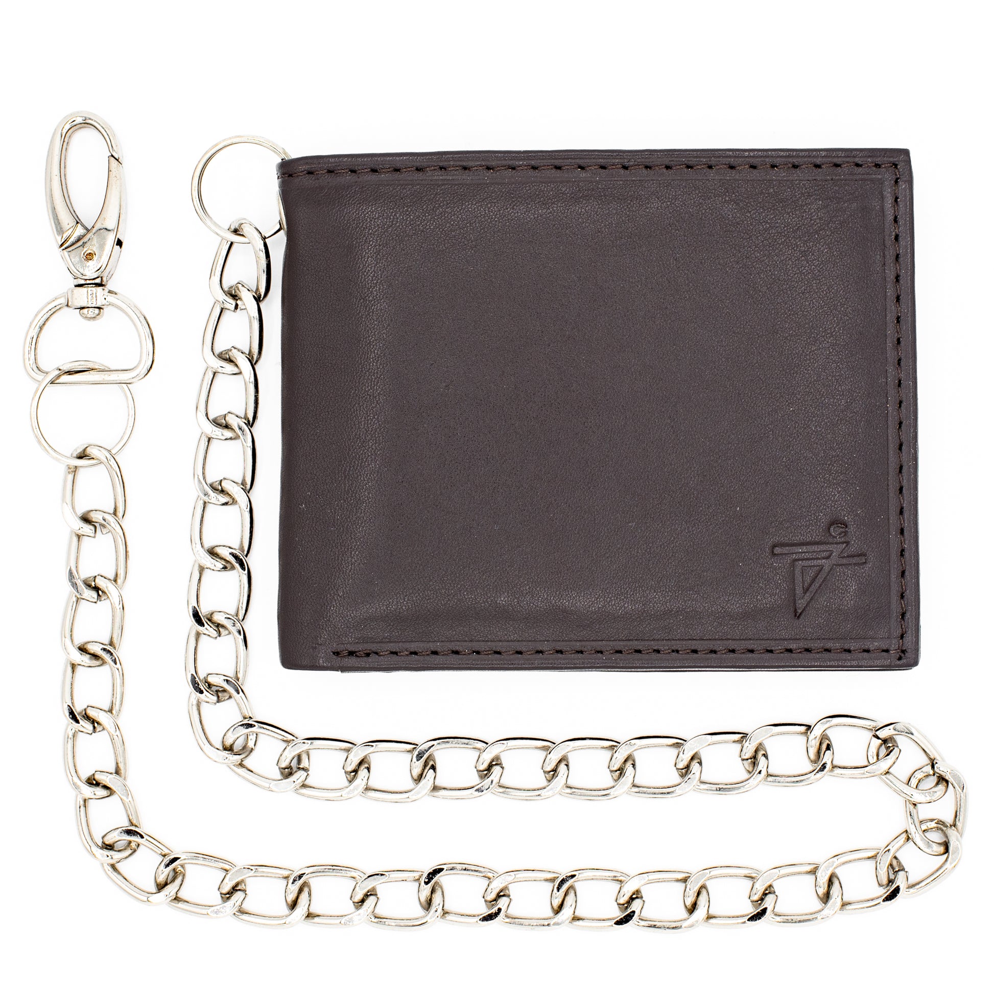 Biker Chain Bifold Wallet RFID – Leather & Safe