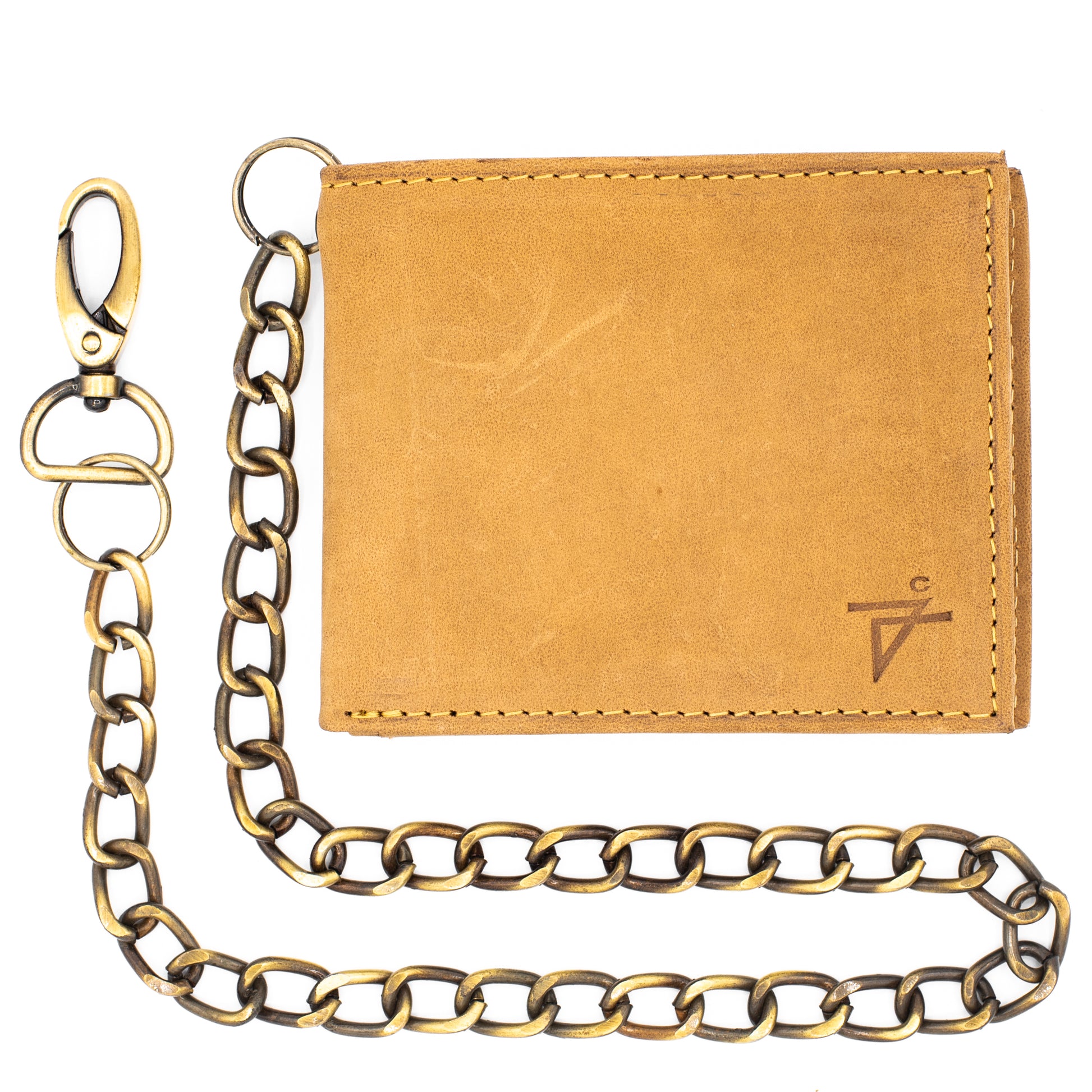 Biker Chain Bifold Wallet RFID – Leather & Safe