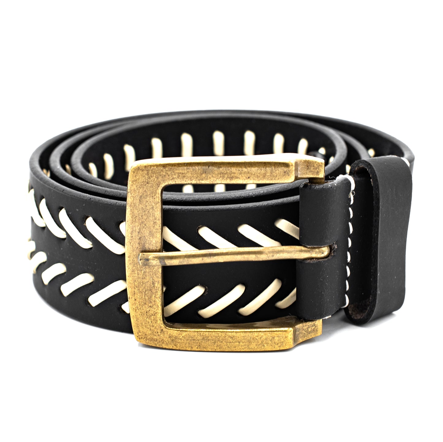 Braided Leather Belt for men Jeans