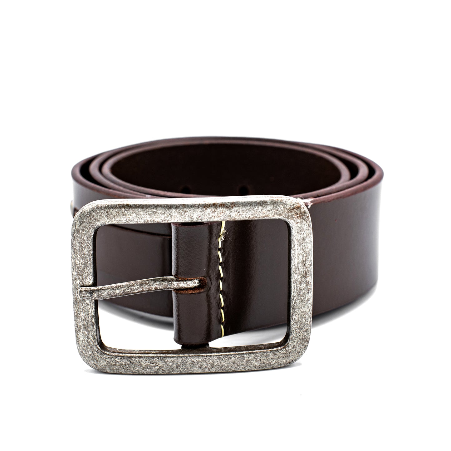 Brown Leather Belt for men Jeans Studded