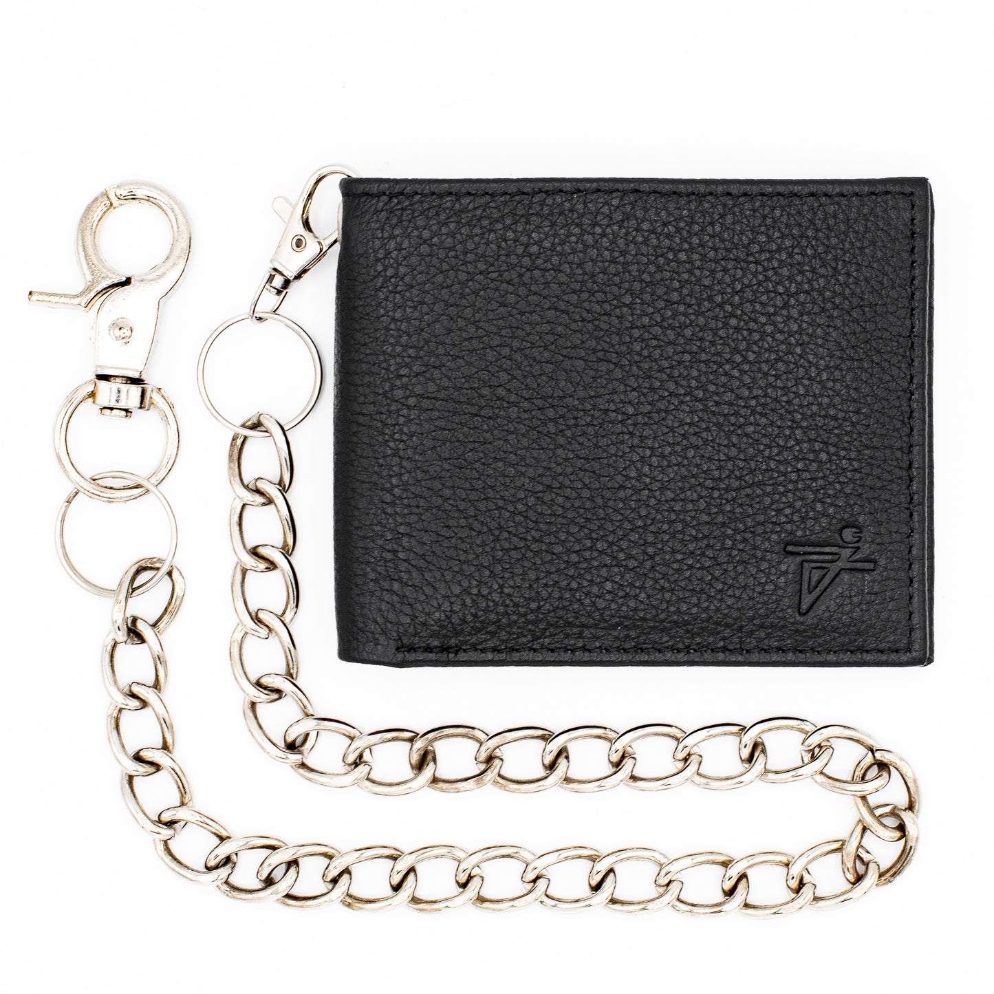 Biker Chain Bifold Wallet RFID – Leather & Safe