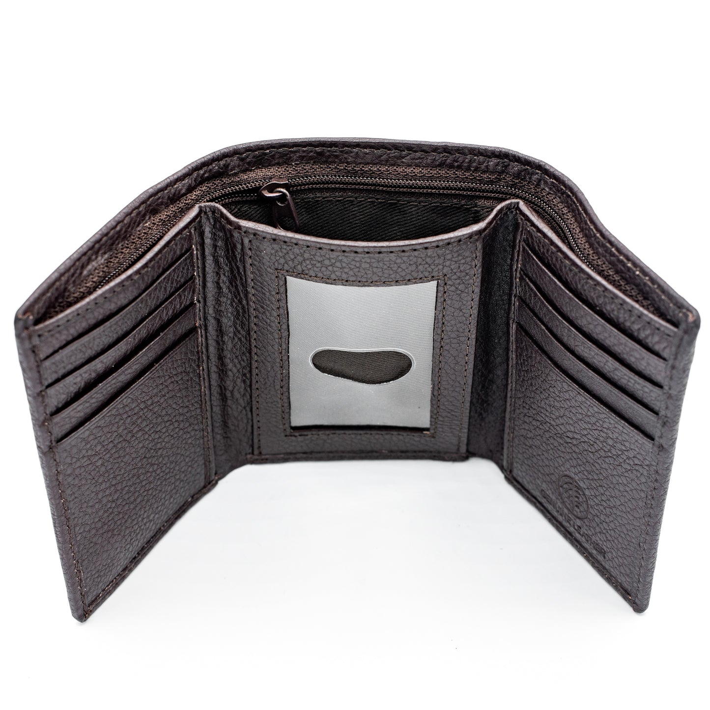 Trifold Leather Wallet for Men RFID safe