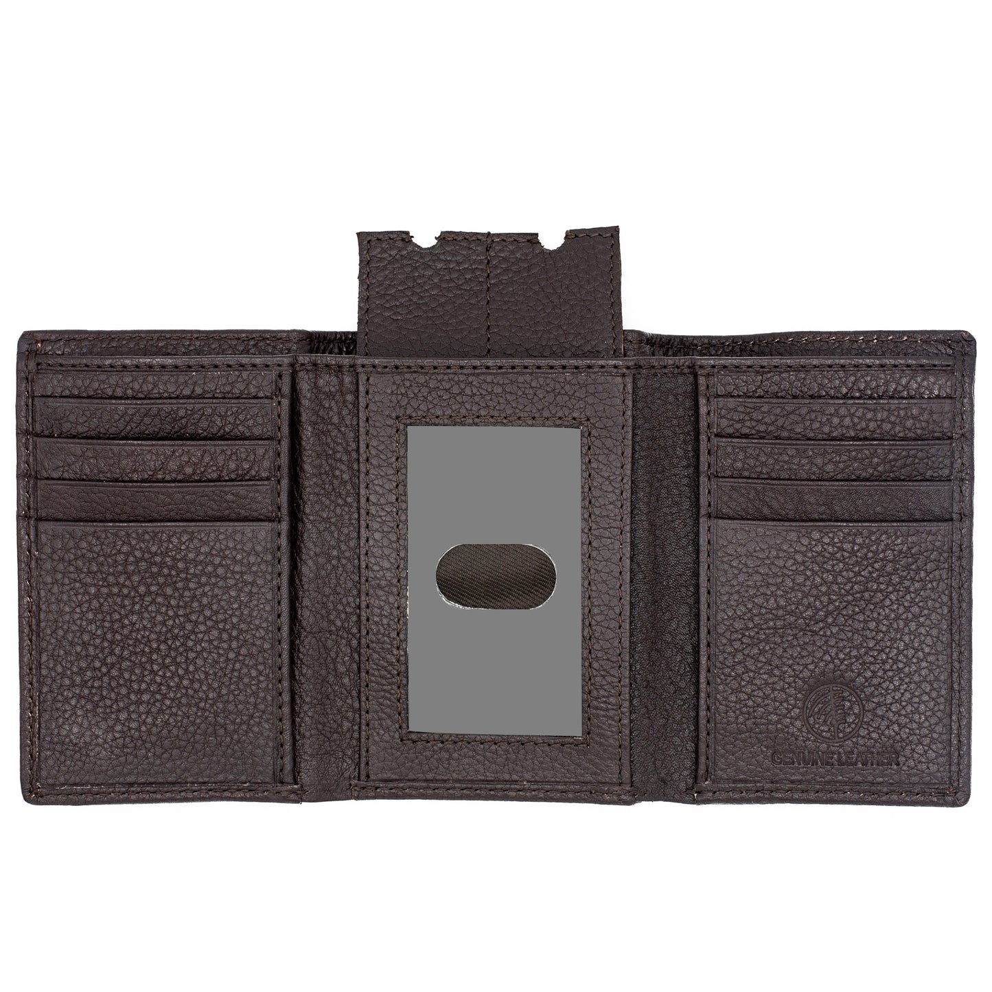 Trifold Leather Wallet for Men RFID safe