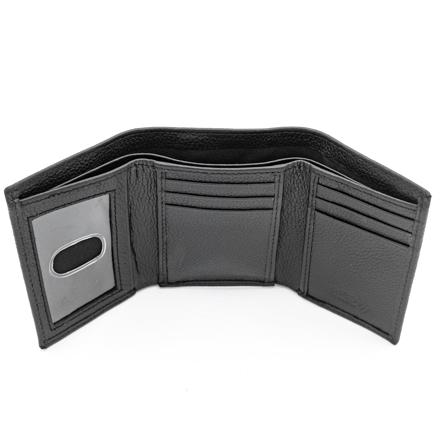 Trifold Leather Wallet For Men RFID Signal Blocking