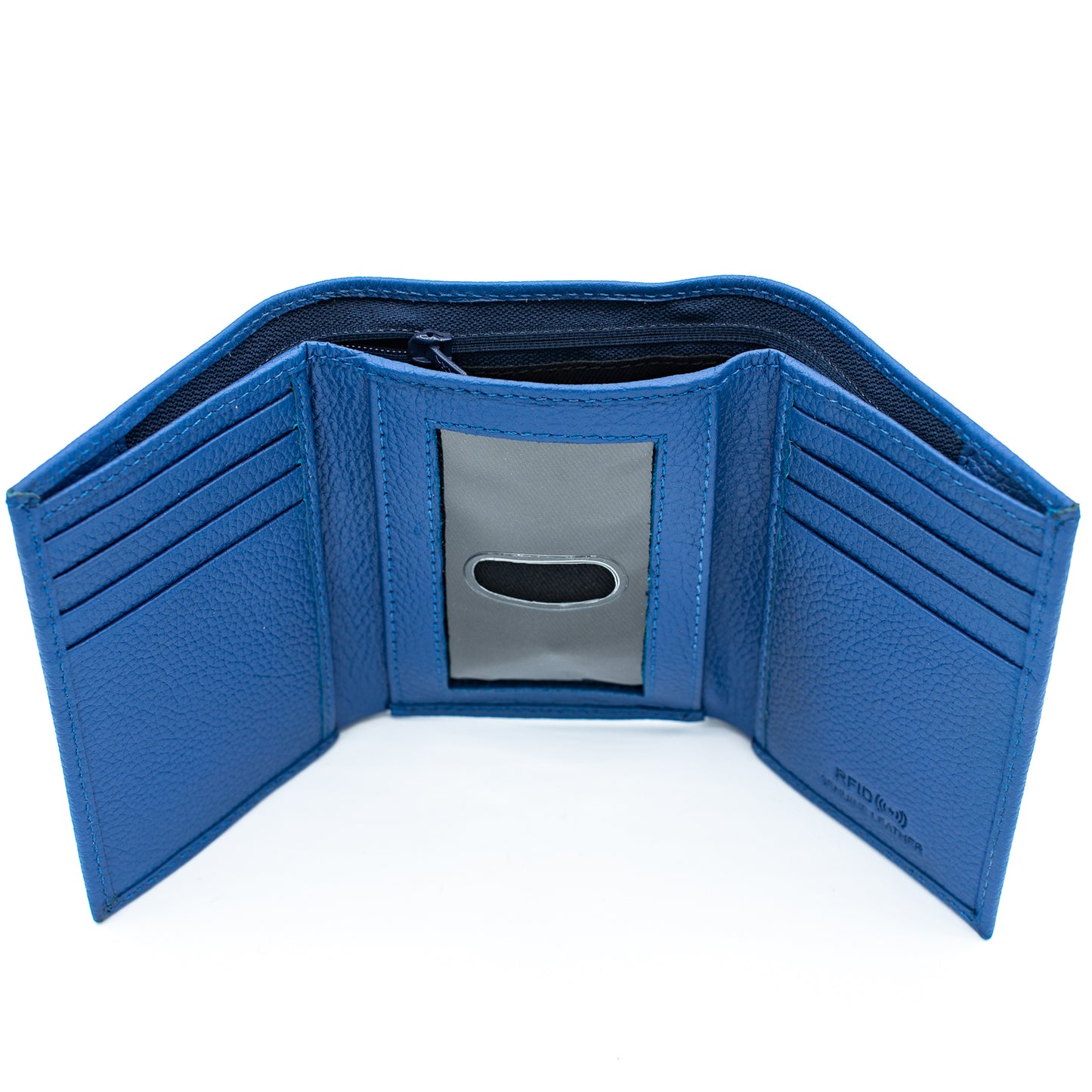Trifold Leather Wallet for Men RFID safe