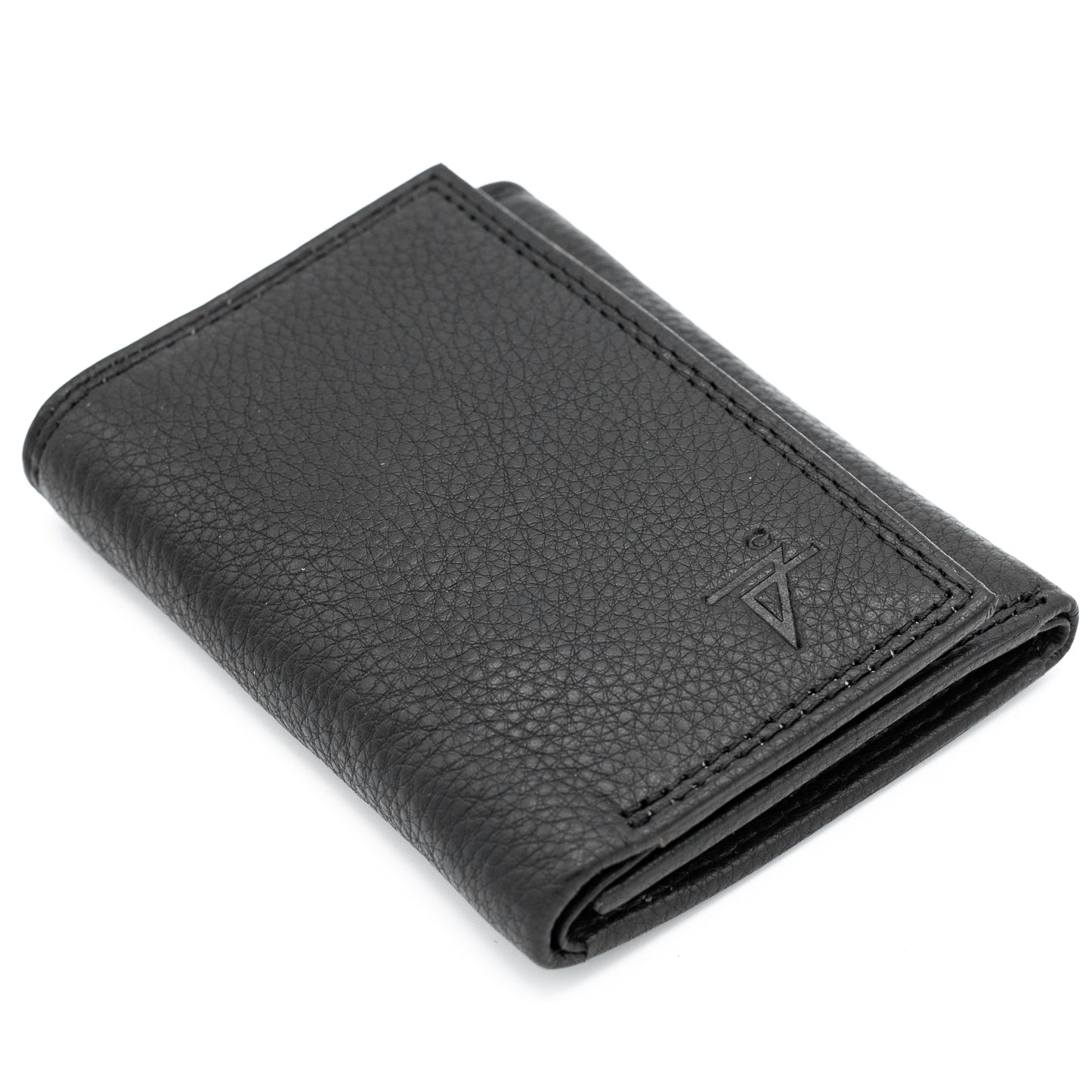 Men's Leather Trifold Wallet Velcro Closed RFID Blocking