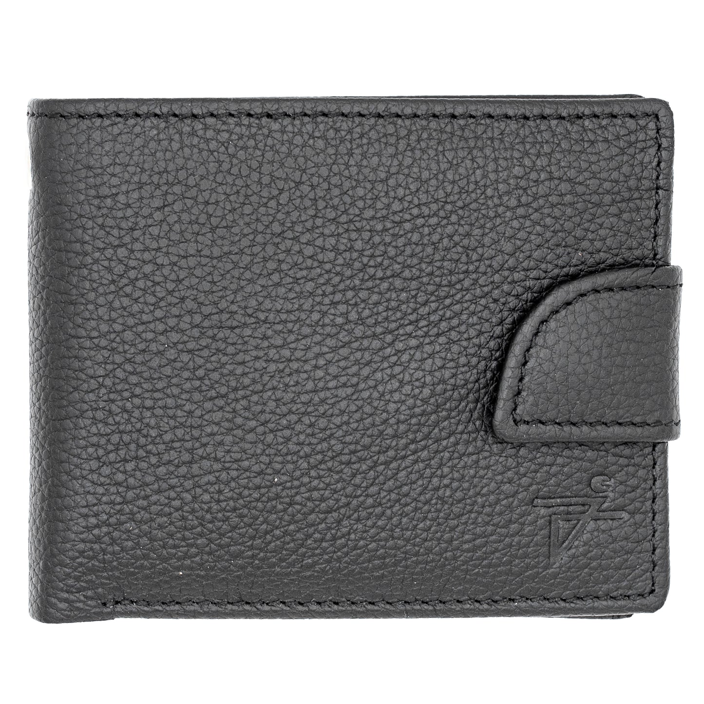 Men's Bifold Leather Wallet | Popper Closure