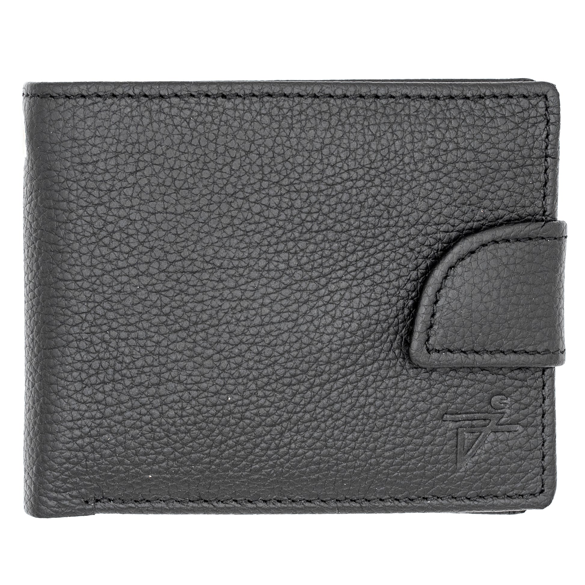 Men's Bifold Leather Wallet | Popper Closure