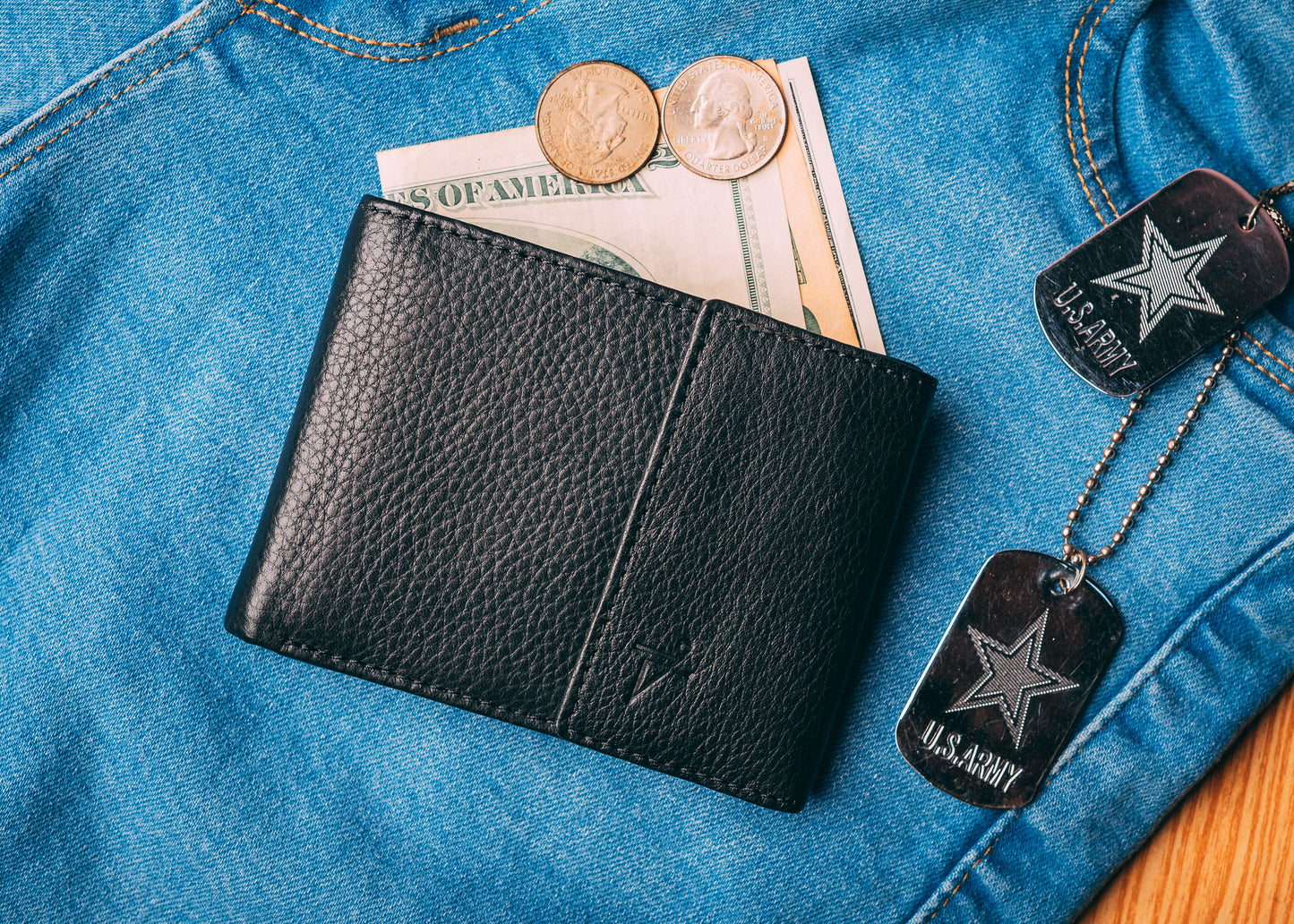 Velcro Bifold Wallet for Men | RFID-Safe