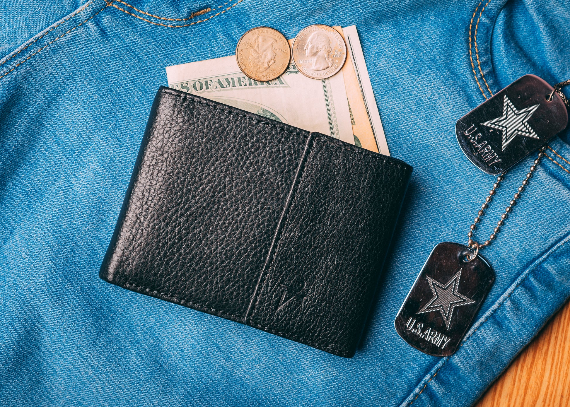 Velcro Bifold Wallet for Men | RFID-Safe