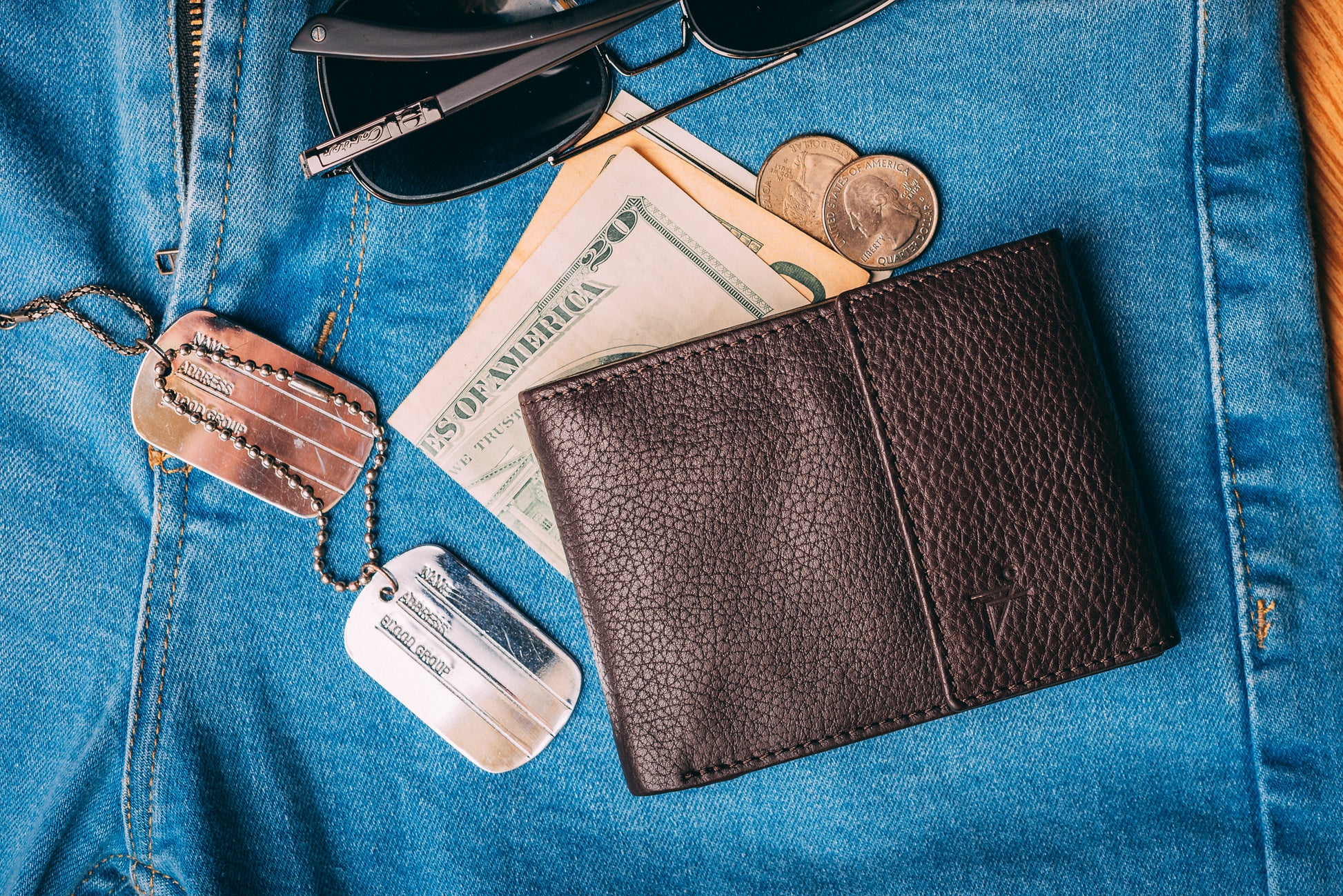 Velcro Bifold Wallet for Men | RFID-Safe