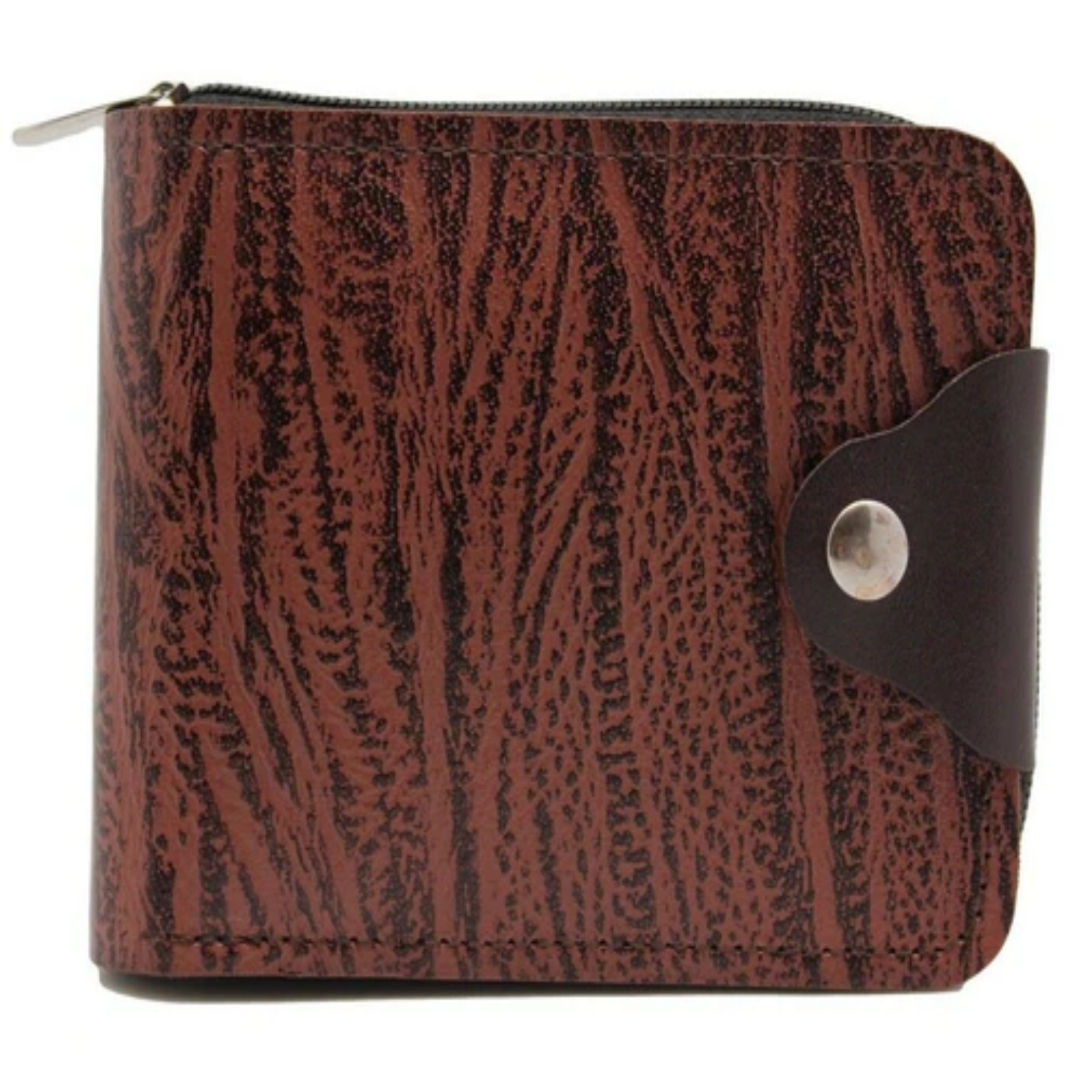 Zip Around Bi-Fold Wallet for Men – Genuine Leather Italian Style