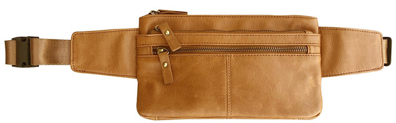 Leather Fanny Pack | Cowhide Waist pack