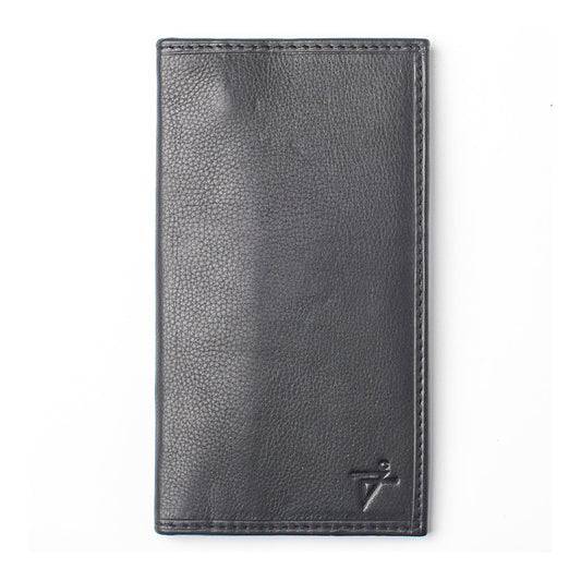 RFID Checkbook Cover Bi-fold Leather Wallet