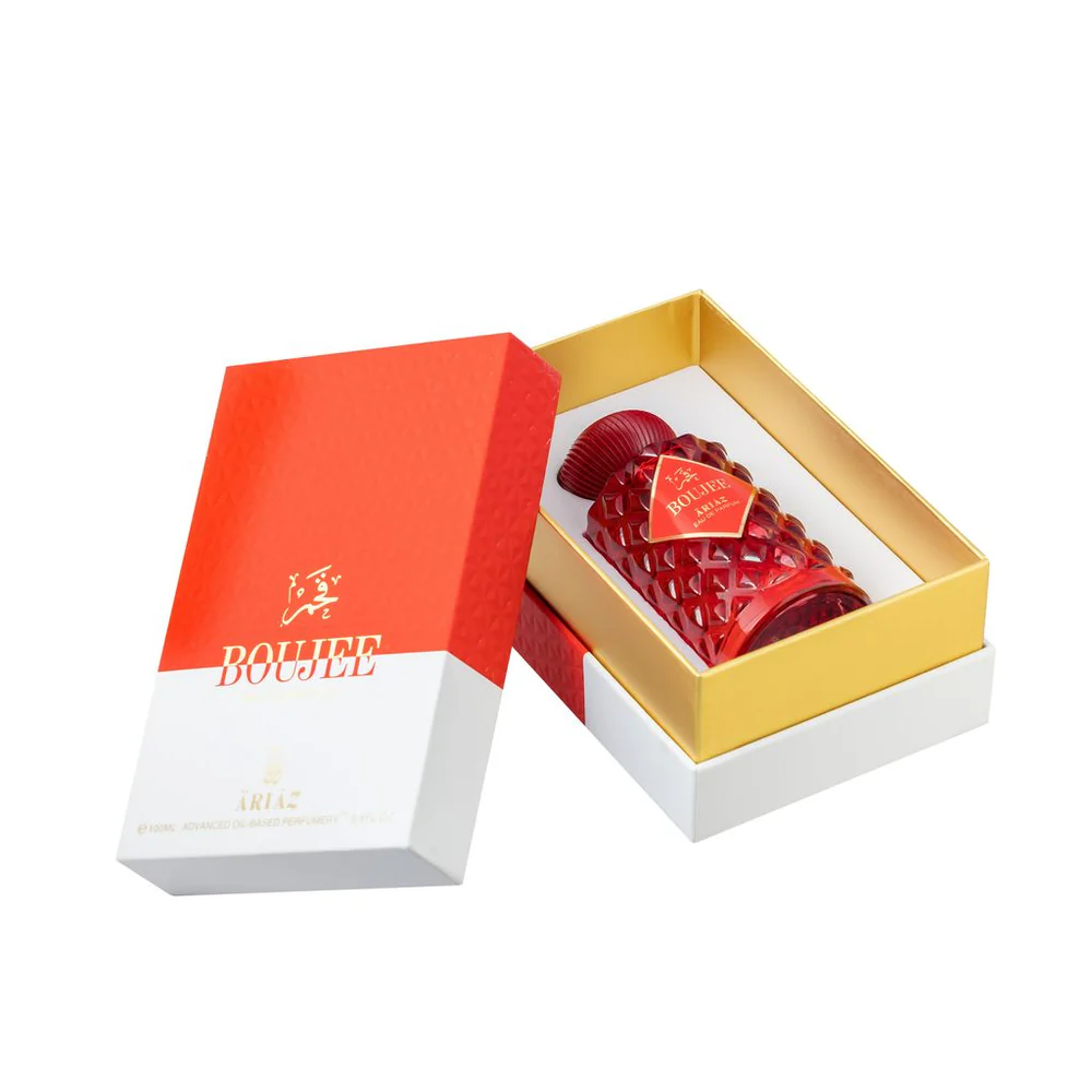 BOUJEE by ARIAZ 3.4oz/100ml Eau De Parfum for Women – Fruity Gourmand Floral + Includes Free Sample Set (6 Scents)