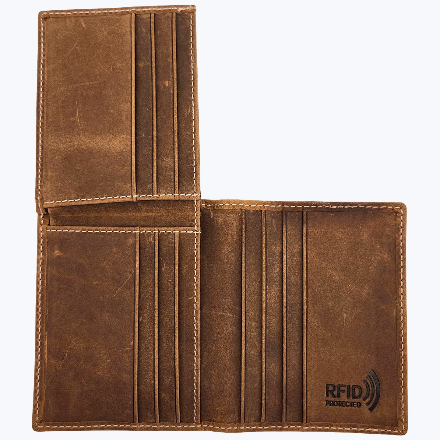 L-Fold Wallet unisex RFID Leather