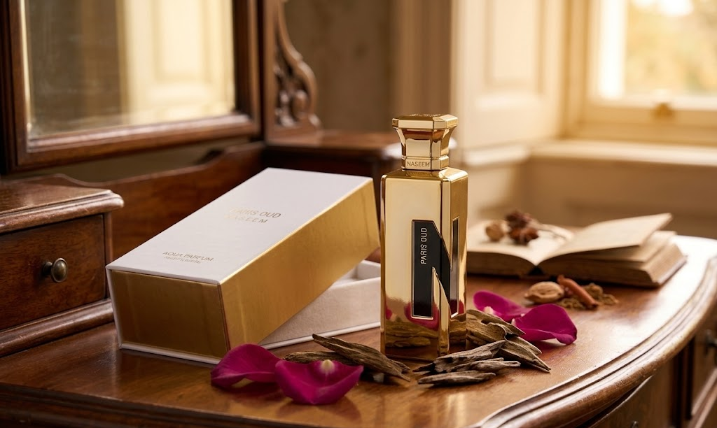 Naseem Paris Oud Aqua Parfum 75ml - Eau De Parfum For Unisex, Alcohol-Free, Long-Lasting Fragrance with Amber, Lavender, & Vanilla Notes