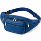 Genuine Leather Fanny Pack for Men Women Multi Pocket Waist Bag