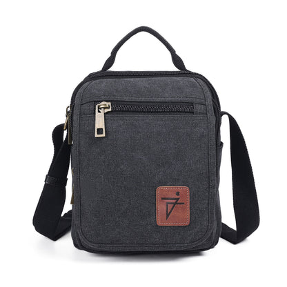 canvas leather messenger crossbody backpack organizer Canvas Messenger Bag, Water Resistant Shoulder Bag & Travel Bag for Men Women
