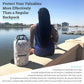 Waterproof Floating Dry Sling Bag 10L with Touch Phone Case Beach Backpack