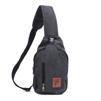 Anti Theft Sling Bag Waxed Canvas
