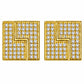 Cufflinks for Men 21K Gold Plated