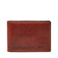 Fossil Allen RFID Magnetic Front Pocket Wallet Brown