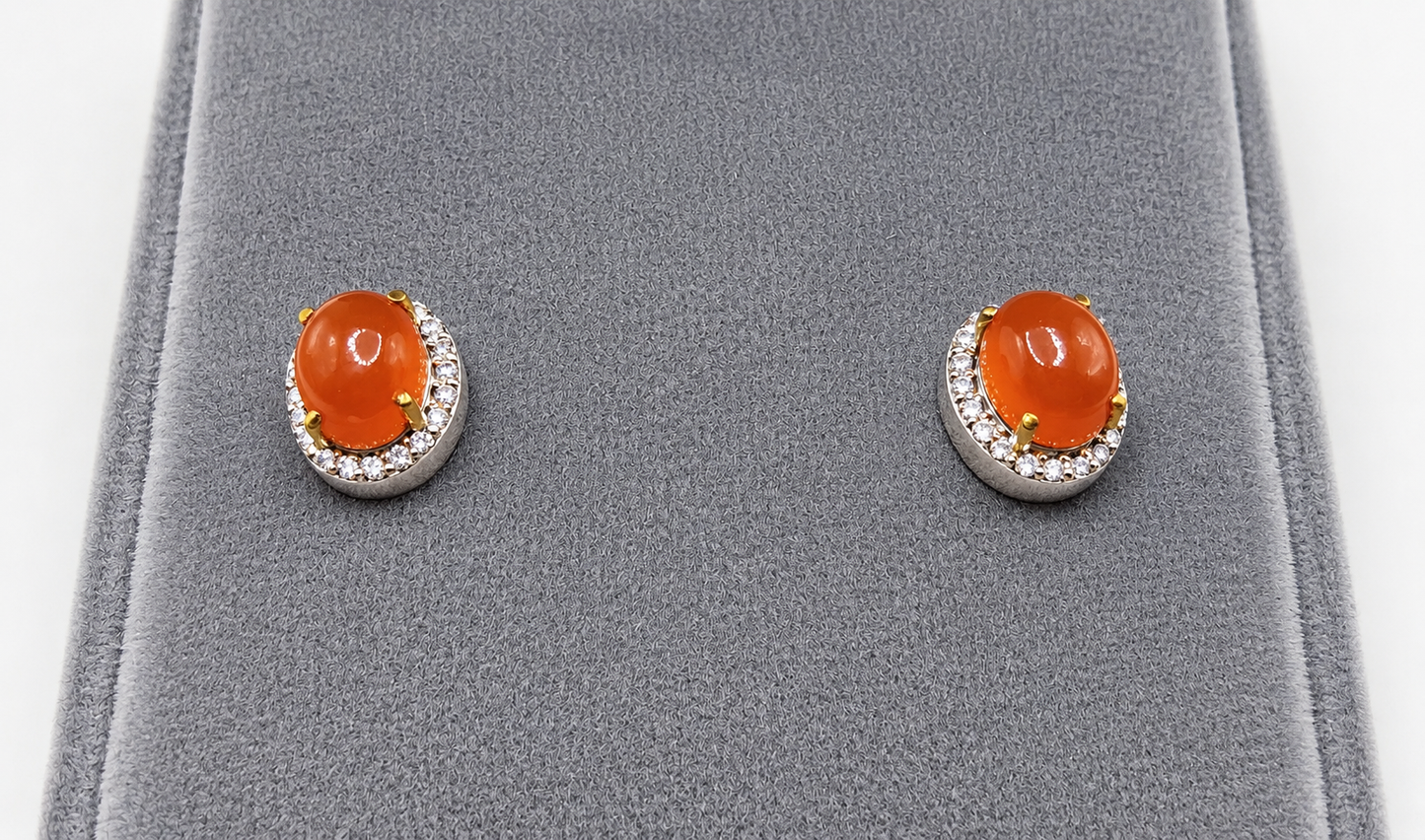Men Cufflinks Studs 2 Pcs Set Natural Stone Agate Blue Topaz Pari dot, Garnet Gold Plated Formal Cufflinks