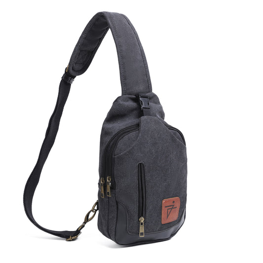 Anti Theft Sling Bag Waxed Canvas