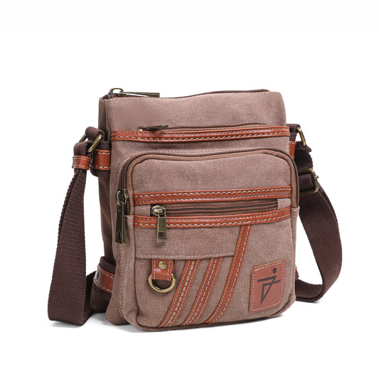 Waxed Canvas Crossbody Bag for Women Water Resistant