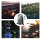 Waterproof Floating Dry Sling Bag 10L with Touch Phone Case Beach Backpack