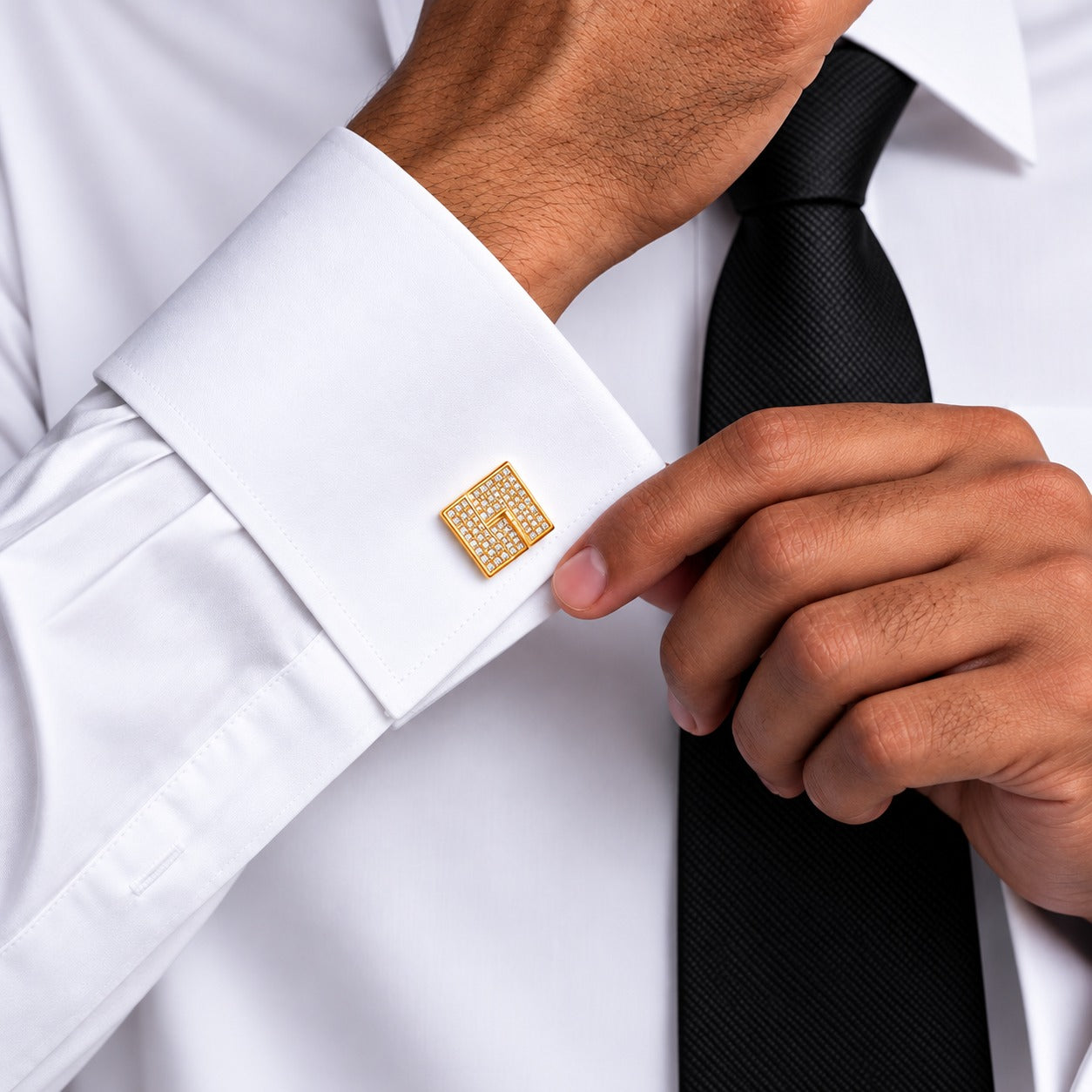 Cufflinks for Men 21K Gold Plated