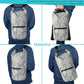 Waterproof Floating Dry Sling Bag 10L with Touch Phone Case Beach Backpack