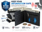 Bifold Leather Wallet RFID with ID Window & Coin Pocket