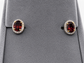 Men Cufflinks Studs 2 Pcs Set Natural Stone Agate Blue Topaz Pari dot, Garnet Gold Plated Formal Cufflinks
