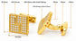 Cufflinks for Men 21K Gold Plated