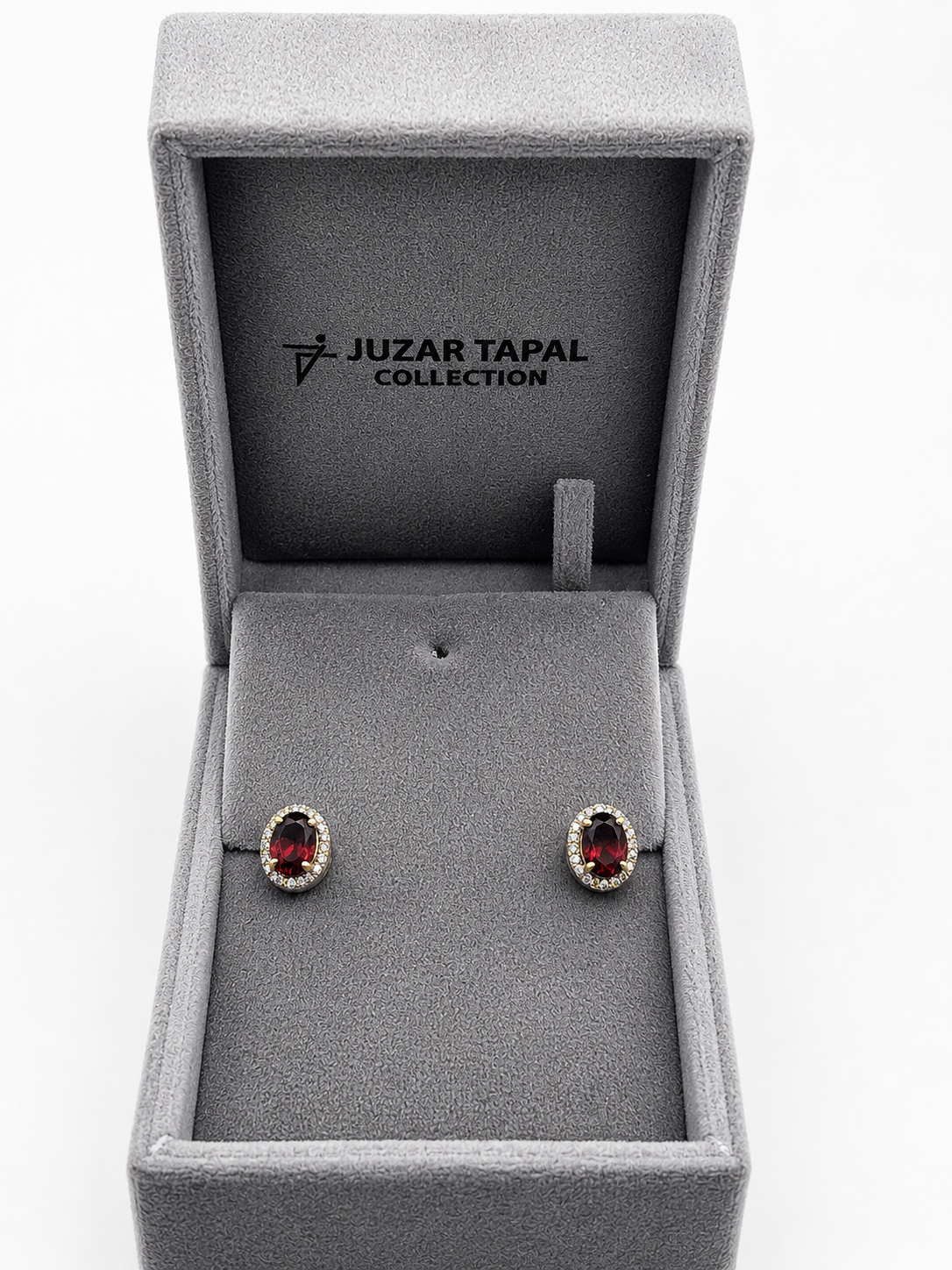 Men Cufflinks Studs 2 Pcs Set Natural Stone Agate Blue Topaz Pari dot, Garnet Gold Plated Formal Cufflinks
