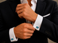 Natural Stone Cufflinks Studs 2pcs set  – 18K White Gold Plated